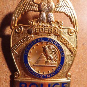 Vitage; Obsolete; General Services Administration; F.P.S. Badge